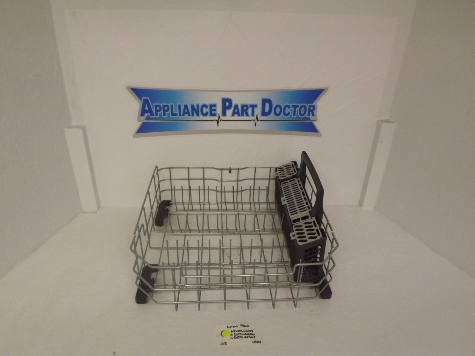 GE Dishwasher WD28X26099 WD28X22696 WD28X22867 Lower Rack Used GE Dishwasher WD28X26099 WD28X22696 WD28X22867 Lower Rack Used